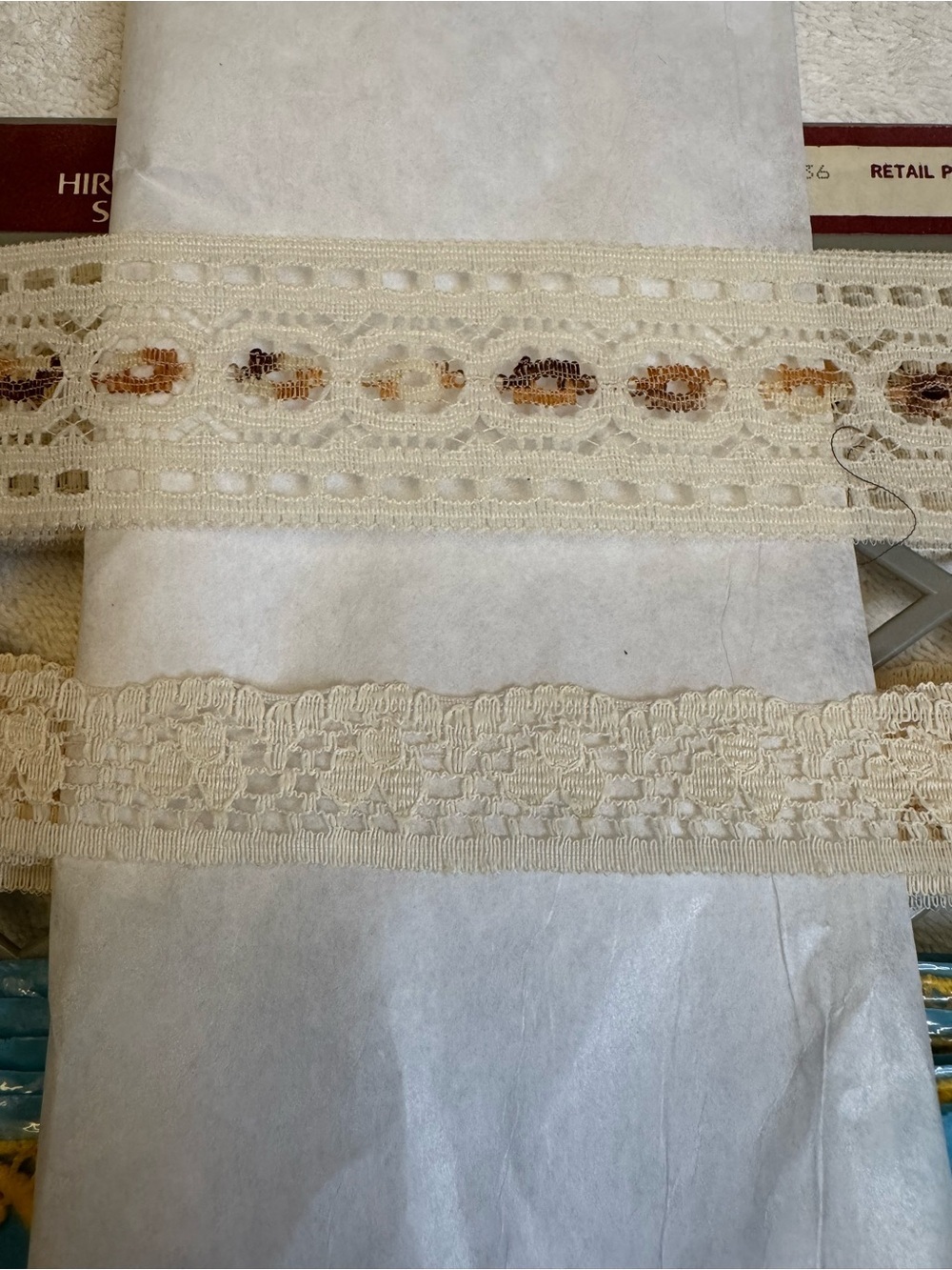 NWT Vintage 1970s Hirschberg Schutz & Co. Lace Card – Made in USA - Picture 6 of 6